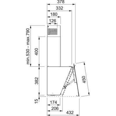 Franke FPJ 915 V BK A okap kuchenny 90 cm przyścienny szkło czarne 110.0361.902