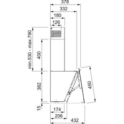 Franke FPJ 615 V WH A okap kuchenny 60 cm przyścienny szkło białe 110.0361.903