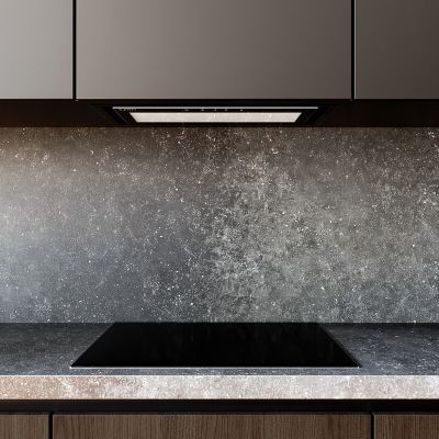 Globalo Exclusive Salviro okap kuchenny 60 cm podszafkowy czarny SALVIRO_60_1_BLACK