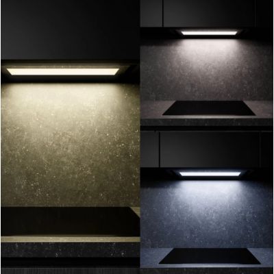 Globalo Exclusive Salviro okap kuchenny 60 cm podszafkowy czarny SALVIRO_60_1_BLACK