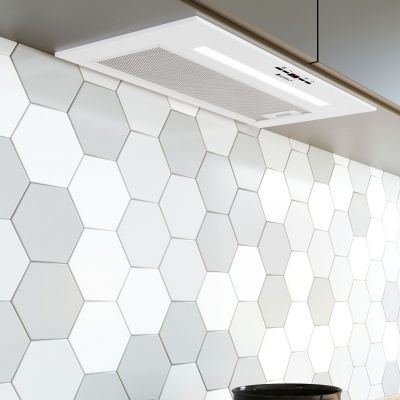 Globalo Design Agendero okap kuchenny 55 cm podszafkowy biały AGENDERO_60_2_WHITE