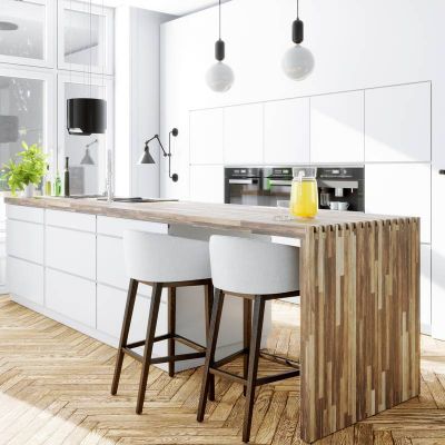 Globalo Design Arenoflow okap kuchenny 39 cm wyspowy czarny