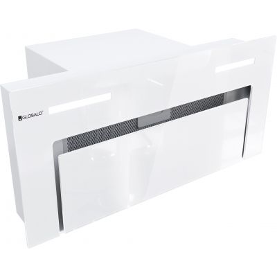 Globalo Design Gingero okap kuchenny 80 cm podszafkowy biały GINGERO_80_1_WHITE