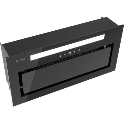 Globalo Design Silentio okap kuchenny 59,6 cm podszafkowy czarny SILENTIO_60_2_BLACK