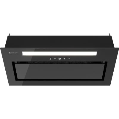 Globalo Design Silentio okap kuchenny 59,6 cm podszafkowy czarny SILENTIO_60_2_BLACK