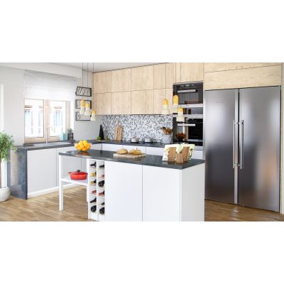 Globalo Design Silentio okap kuchenny 59,6 cm podszafkowy czarny SILENTIO_60_2_BLACK