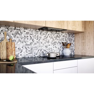 Globalo Design Silentio okap kuchenny 59,6 cm podszafkowy czarny SILENTIO_60_2_BLACK