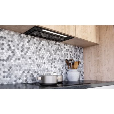 Globalo Design Silentio okap kuchenny 59,6 cm podszafkowy czarny SILENTIO_60_2_BLACK