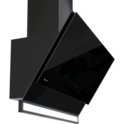 Globalo Design Zenesor 90.2 okap kuchenny 90 cm przyścienny czarny ZENESOR_90_2_BLACK