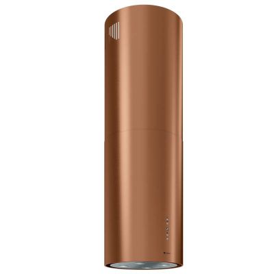 Globalo Exclusive Cylindro Isola okap kuchenny 39 cm wyspowy miedź mat CYLINDRO_ISOLA_39_7_MIEDZ_MAT