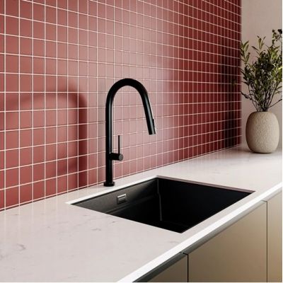 Globalo Dervina bateria kuchenna stojąca czarna DERVINA_BLACK