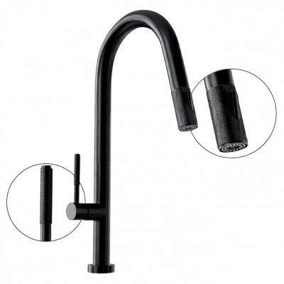 Globalo Dervina bateria kuchenna stojąca czarna DERVINA_CUST_BLACK