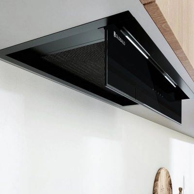 Globalo Feneris okap kuchenny 60 cm podszafkowy czarny FENERIS_60_1_BLACK