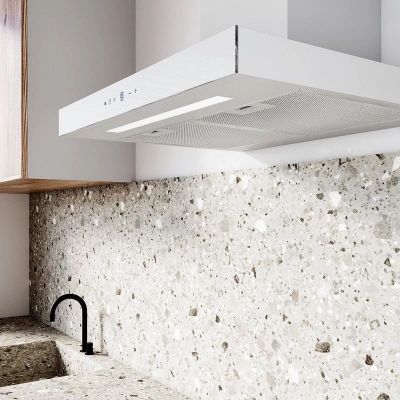 Globalo Design Lonatio 60.2 okap kuchenny 60 cm kominowy biały LONATIO_60_2_WHITE