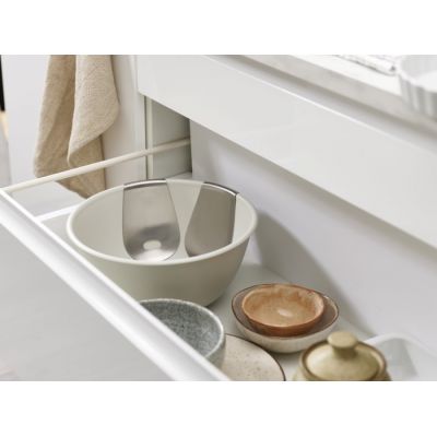 Joseph Joseph Uno miska do sałaty z łyżkami biały/srebrny 20155