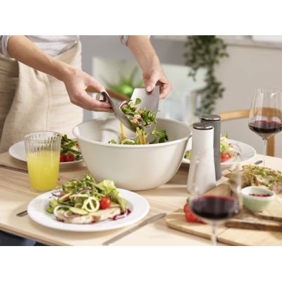 Joseph Joseph Uno miska do sałaty z łyżkami biały/srebrny 20155