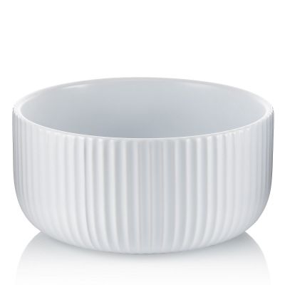 Kela Maila miska 23 cm okrągła ceramika biały mat 12487
