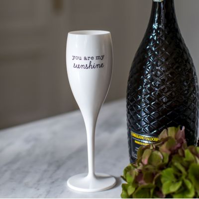 Koziol Cheers No.1 kieliszek do szampana 100 ml biały 3440525