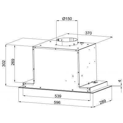 Maan Tetyda 2 60 Plus Gest Silent okap kuchenny 59,6 cm podszafkowy czarny OTETT260HFGC.S3.MC.KSB.SIL_EO