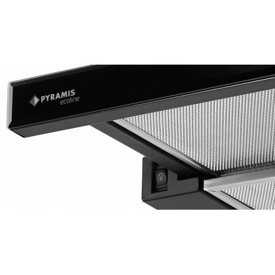 Pyramis Sliding okap kuchenny 60 cm podszafkowy czarny 065 032 801