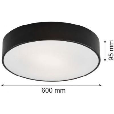 Argon Darling plafon 5x15W czarny 2084