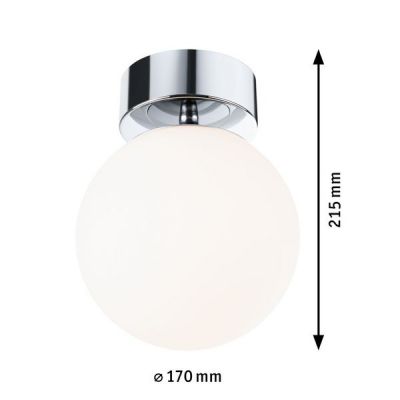 Paulmann Gove lampa podsufitowa 1x9W LED chrom/satyna 71065