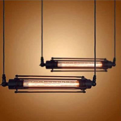 Abigali Retro lampa wisząca 1x40W czarna KRH-E27