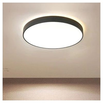 Abigali Modern plafon 1x60W LED czarny/biały MD1012-60-HW