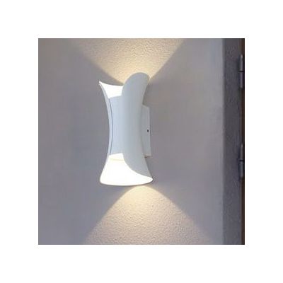 Abigali White kinkiet zewnętrzny 2x5W LED biały KMW2X5WW