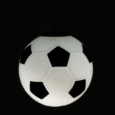 Abigali Football lampa wisząca 1x40W biała/czarna FB
