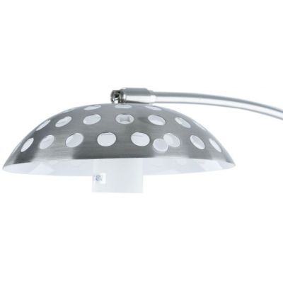Abigali Home lampa stojąca 1x40W srebrna/czarna FLS-E27