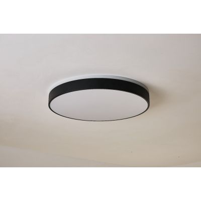 Abigali Modern plafon 1x60W LED czarny/biały MD1012-60-HW