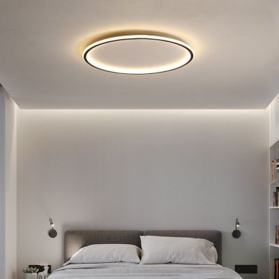 Abigali Modern plafon 1x36W LED czarny/biały MD1803-R50-Y