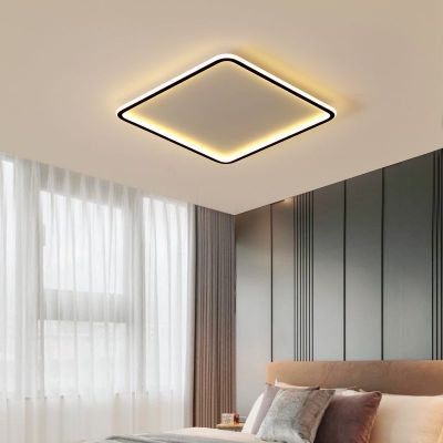 Abigali Modern plafon 1x45W LED biały/czarny MD1803-S50-Y