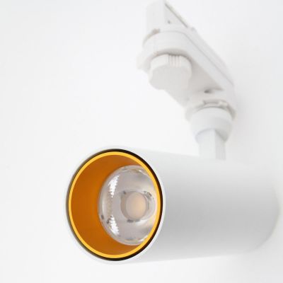 Abigali Commercial lampa do szynoprzewodów 1x12W LED biały mat/złota RSL3B12WW-071-24ST
