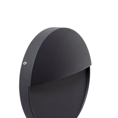 Abruzzo Lunaria lampa przypodłogowa zewnętrzna 1x6 W czarny ABR-LZKO-C