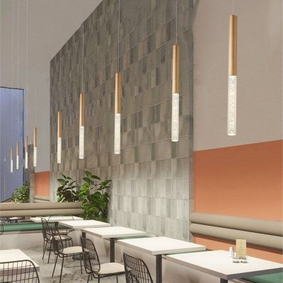 Abigali Gold lampa wisząca 1x3W LED złota CL3NW