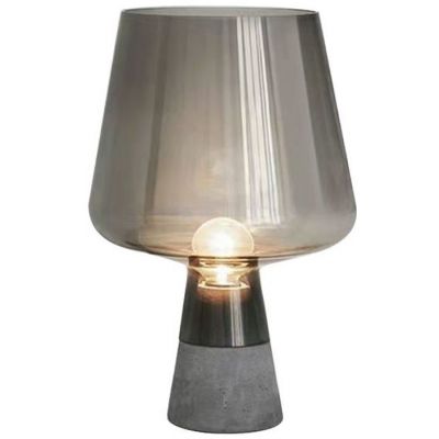 Abigali Goblet lampa stołowa 1x40W przydymiona/szara TLS-E14