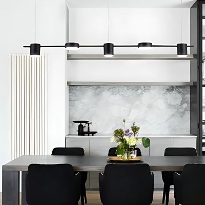 Abigali Glichio lampa wisząca 5x35 W czarna LLGLI-C