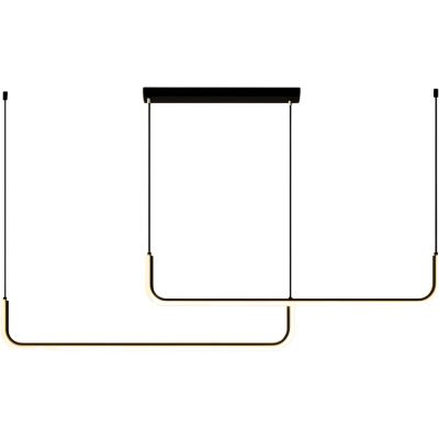 Abigali Nikon lampa wisząca 2x36 W czarna LWNN