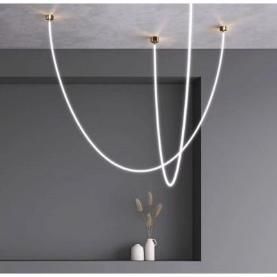 Abigali Skyline lampa wisząca 1x20 W złota LWSL-WW-1M