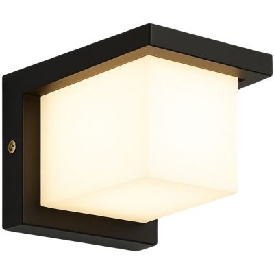 Abigali Frizer3 kinkiet zewnętrzny 1x12 W czarny-mleczny LZFRIZ3