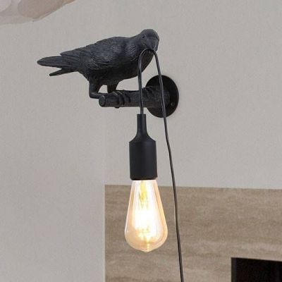 Abruzzo Raven kinkiet 1x40 W czarny ABR-KARD-K2