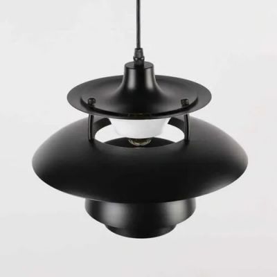 Abruzzo Retro lampa wisząca 1x20 W czarna ABR-APPLE-B