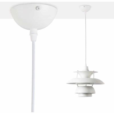 Abruzzo Retro lampa wisząca 1x20 W biała ABR-APPLE-W