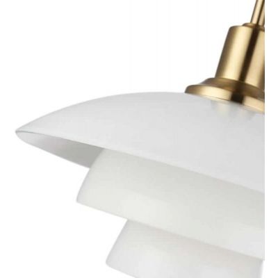 Abruzzo Retro lampa wisząca 1x20 W biała ABR-GRAMI