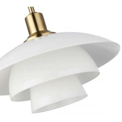 Abruzzo Retro lampa wisząca 1x20 W biała ABR-GRAMI