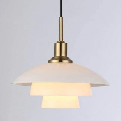 Abruzzo Retro lampa wisząca 1x20 W biała ABR-GRAMI