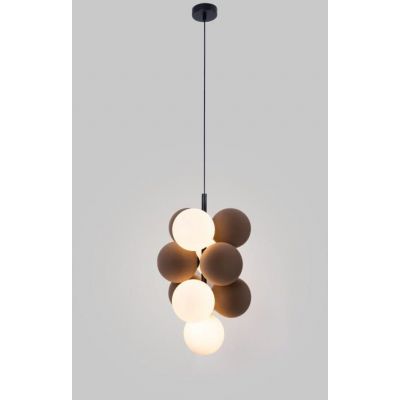 Abruzzo Vino lampa wisząca 4x12 W brązowa ABR-GRAPPA--B