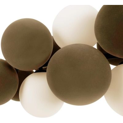 Abruzzo Vino lampa wisząca 4x12 W brązowa ABR-GRAPPA-H-B